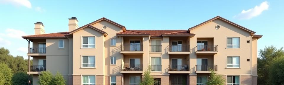 Re-roofing an apartment complex.